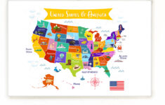 Printable United States Of America Map, Homeschool, Classroom throughout Usa Map Homeschool Image Printable