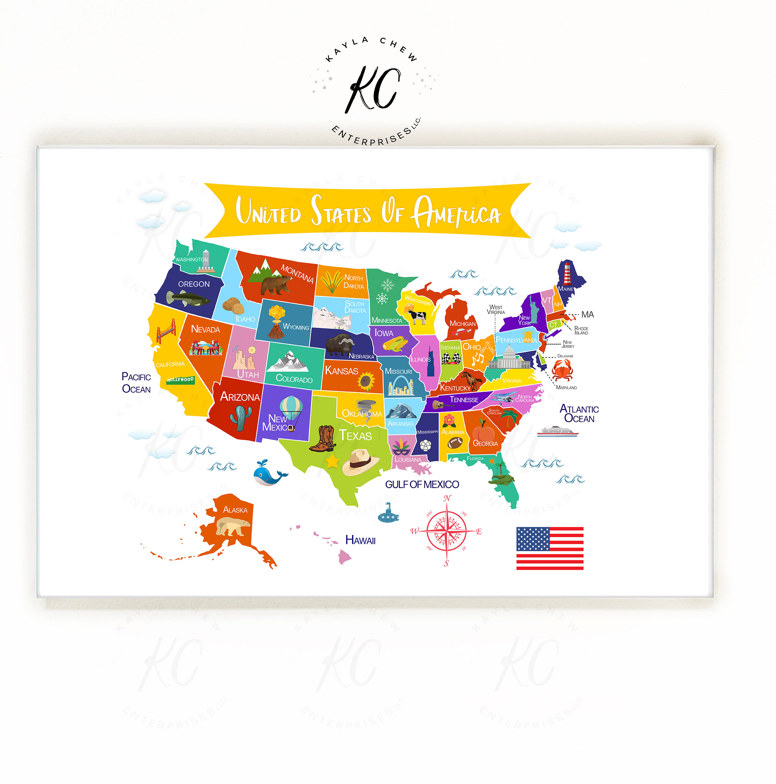 Printable United States Of America Map, Homeschool, Classroom throughout Usa Map Homeschool Image Printable