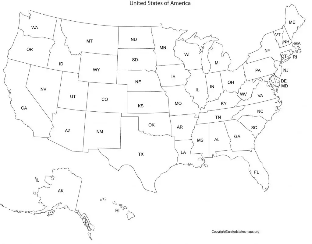 Printable Us Map | Printable Map Of United States Of America inside Http Unitedstatesmapz.Com Printable-Us-Map-Template-Usa-Map-With-States