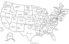 Printable Us Maps With States (Usa, United States, America) – Free for Map Of Usa With Capitals Printable