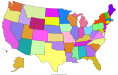 Printable Us Maps With States (Usa, United States, America) – Free for Printable Usa Map Without State Names