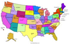 Printable Us Maps With States (Usa, United States, America) – Free throughout USA Map Printable Easy to Read