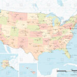 Printable Vector Map Of The United States Of America With States Intended For Map Of Eastern Usa And Washington Dc Free Printable