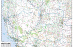Rand Mcnally - Western United States - Folding Travel Map - The in Western Us Highway Map Printable