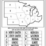 Regions Of The United States Worksheets   Kids Activity Zone With Regard To Free Printable Outline Map Of The Midwest USA