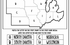 Regions Of The United States Worksheets - Kids Activity Zone with regard to Free Printable Outline Map of the Midwest USA