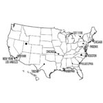 Rex "Garbage In" Douglass Ph.d. On X: "Gemini Banana  "Map Of The Regarding Printable Black And White Map Usa With Large Cities