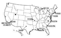 Rex "Garbage In" Douglass Ph.d. On X: "Gemini Banana- "Map Of The regarding Printable Black And White Map Usa With Large Cities