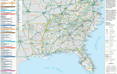 Southeast Usa Road Map intended for Printable East Coast Map of USA