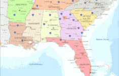 Southeastern Us Political Map -Freeworldmaps throughout Customizable Printable Map Of Eastern Usa
