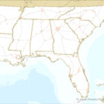 Southeastern Us Political Map  Freeworldmaps With Southeast Usa Printable Map