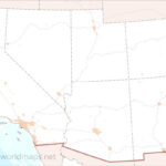 Southwestern Us Political Map  Freeworldmaps Throughout Southwestern Usa Printable Map Blank