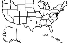 State Outlines: Blank Maps Of The 50 United States - Gis Geography in Blank Map of USA States Printable