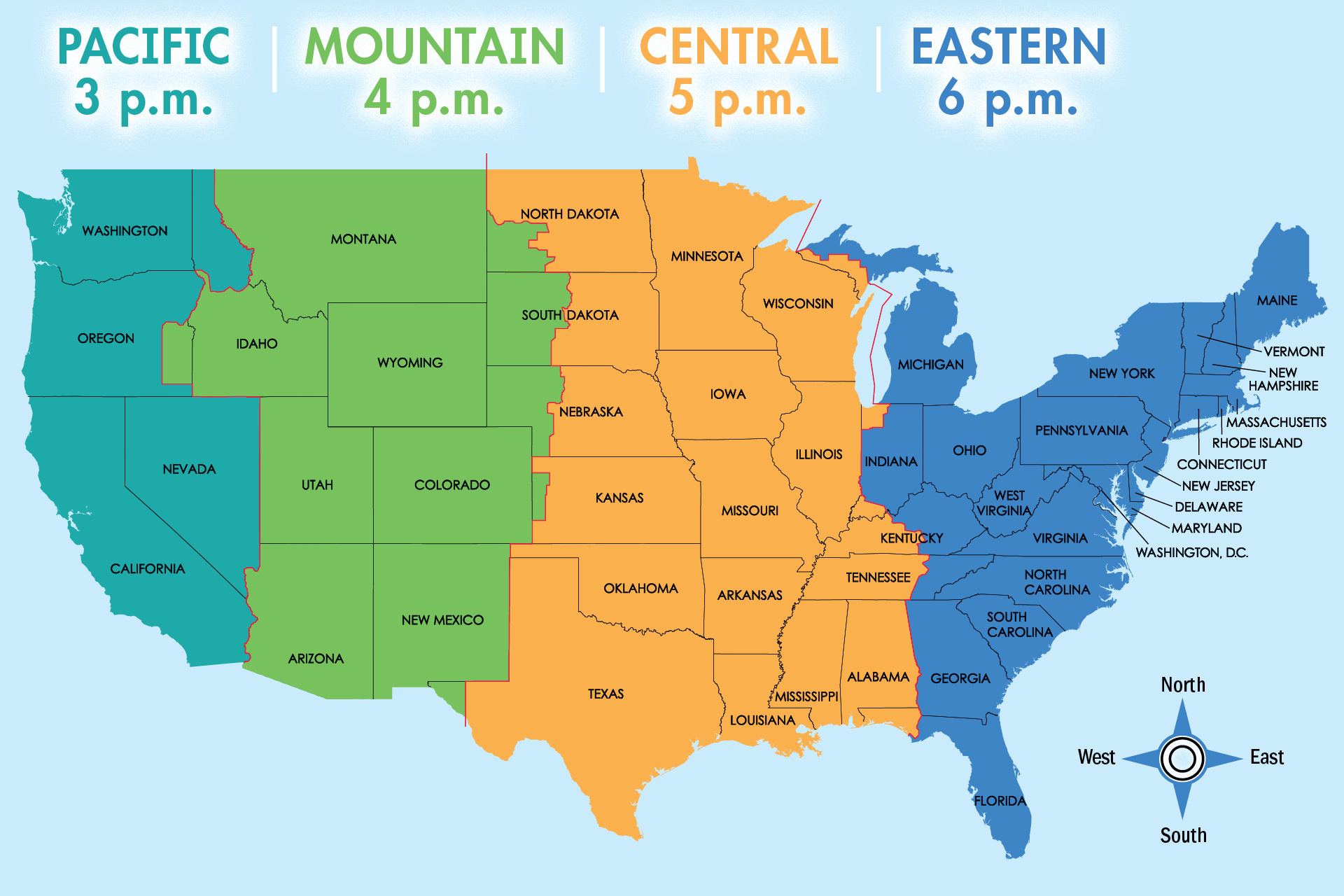 Time For Kids | What Time Is It? throughout Printable Time Zone Map USA with Clocks