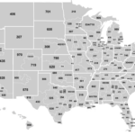 U.s. Area Code Map : Usa Inside Printable Area Code Map USA