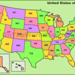 U.s. State Abbreviations Map   Ontheworldmap Inside Printable Map Of Usa With State Names And Abbreviations