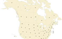 United States And Canada Map — Ultimaps within Printable Usa &amp; Canada Map