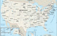 United States | History, Map, Flag, &amp; Population | Britannica pertaining to Usa Map With Surrounding Bodies Of Water