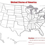 United States Map Enlarged: Fill In The Blankmack Henrikson | Tpt Intended For Printable Blank USA Fill In The Map