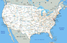 United States Map - Guide Of The World intended for Gulf Coast Usa Map With Highways And Cities