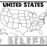 United States Map Quiz & Worksheet  Usa Map Test W/ Practice Sheet With Regard To Usa State Map Quiz Printable