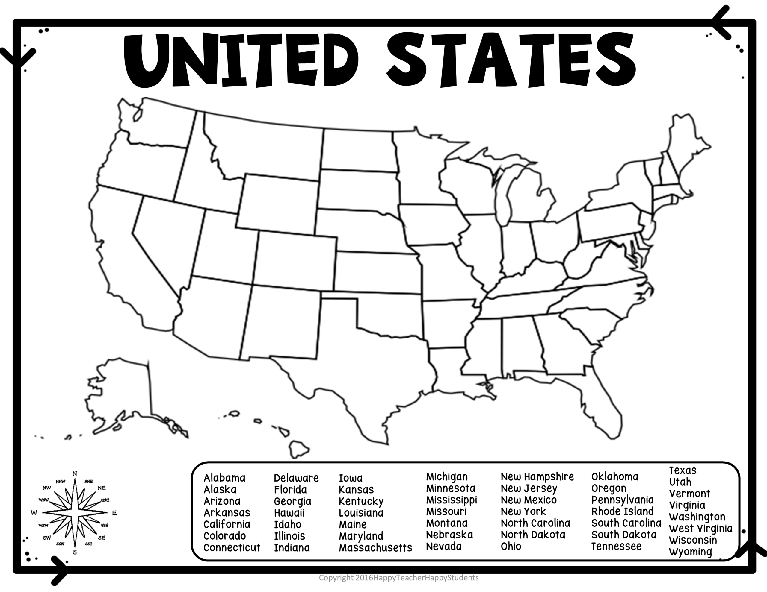 United States Map Quiz &amp;amp; Worksheet- Usa Map Test W/ Practice Sheet with regard to Usa State Map Quiz Printable