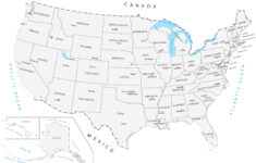 United States Map With Capitals - Gis Geography inside Printable Maps of the USA with States and Capitals