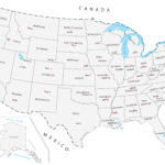 United States Map With Capitals   Gis Geography Within Free Printable USA Map With States And Capitals