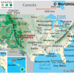 United States Map   World Atlas Inside USA Deserts Map Printable