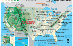 United States Map - World Atlas inside USA Deserts Map Printable