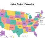 United States Of America Map W/ Scale Photo All Sizes Inside Printable 3X5 Map Of Usa