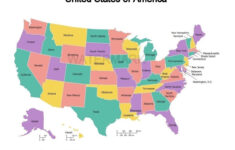 United States Of America Map W/ Scale Photo All Sizes inside Printable 3X5 Map Of Usa