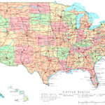 United States Printable Map Intended For Printable Map Of The Usa With States