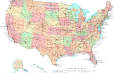 United States Printable Map throughout Usa States Map Printable Free