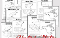 United States Regions Worksheets And Printables | Homeschool for Printable Worksheets USA 5 Regions Map