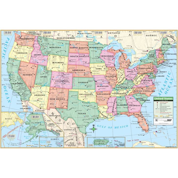 Printable Wall Map USA