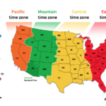 United States Time Zones   Arahr With Printable Usa Time Zone Map With State Names