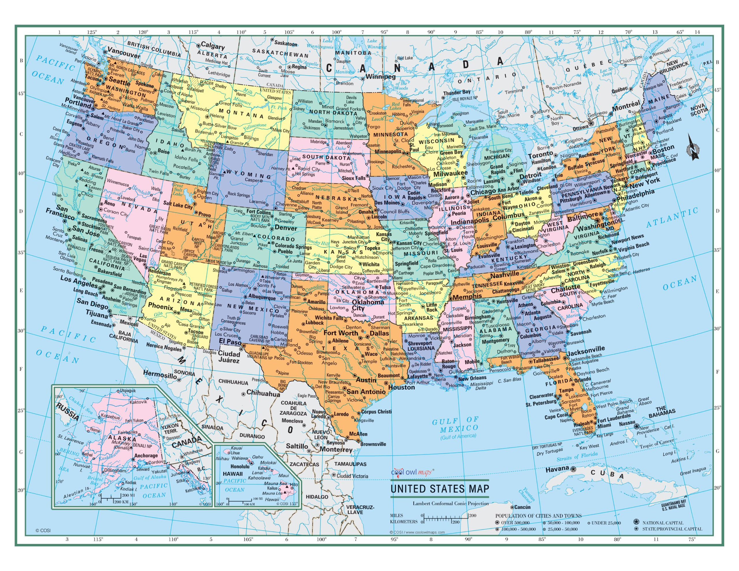 United States Wall Map Usa Poster Large Print - Etsy for Printable Ethnic Region Map of USA