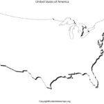 Us Map Silhouette | Map Of Usa Silhouette Printable Throughout Http Unitedstatesmapz.Com Printable Us Map Template Usa Map With States