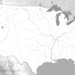 Us Rivers Map Inside Printable Map Of The Rivers Of The USA