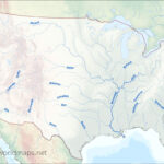 Us Rivers Map Intended For USA Map With Rivers And Lakes Printable
