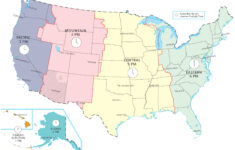 Us Time Zone Map - Gis Geography for Printable USA Map with States and Time Zones