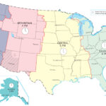 Us Time Zone Map   Gis Geography Throughout Free Printable Map Of The USA With Time Zones