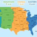 Us Time Zone Map   Guide Of The World For Usa Map With Time Zones Printable