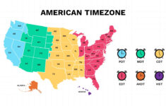 Us Time Zone Map Template | Find United States City Current Time throughout Time Zones in USA Map Free Printable