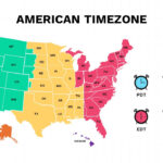 Us Time Zone Map Template | Find United States City Current Time Within Printable Map Of USA With States And Timezones