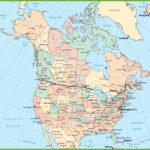 Usa And Canada Map   Ontheworldmap For Map Of Canada And USA Printable