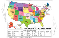 Usa Map Cardstock - Bulk And Wholesale - Fine Cardstock in Printable 3X5 Map Of Usa