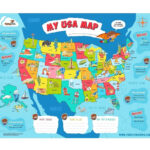 Usa Map For Kids Educational Interactive Poster 24 X 24 Inch Looks Intended For Printable East Coast Map Usa For Kids