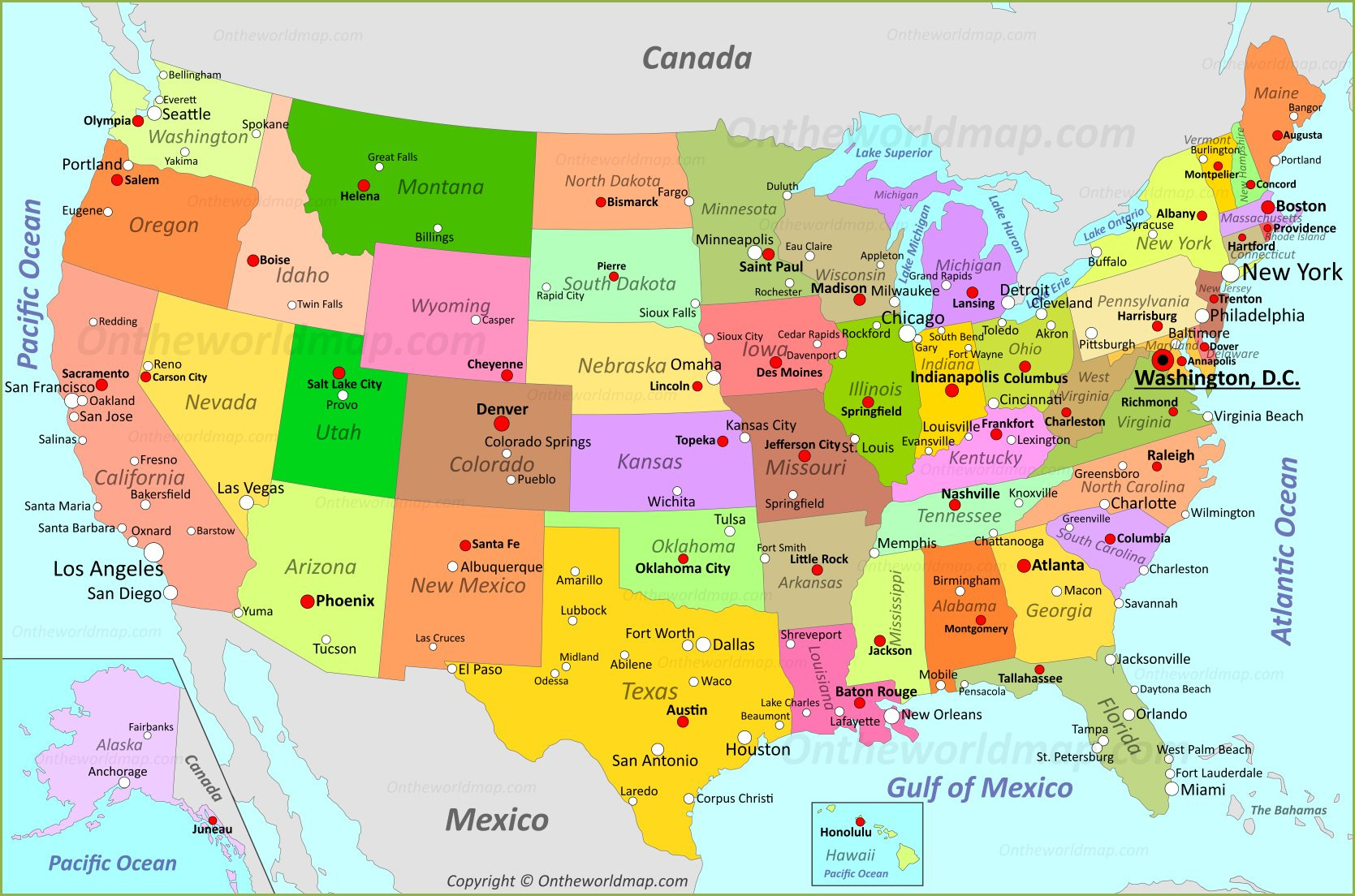 Usa Map | Maps Of The United States Of America throughout Google Printable Map of USA